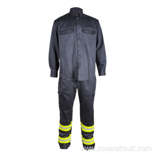 Flame Retardant Suit 100% Cotton Fr Welding Suits For Welders Workwear Supplier